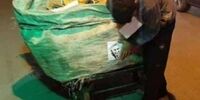 تصویری جالب از دوره‌گردی که عکس حاج قاسم را بر روی گاری‌اش نصب کرده