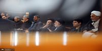 تصاویر| حضور خاتمی و هادی خامنه‌ای در مراسم عزاداری تاسوعای حسینی