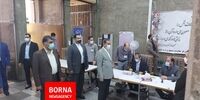 جهانگیری پای صندوق رای آمد+ عکس