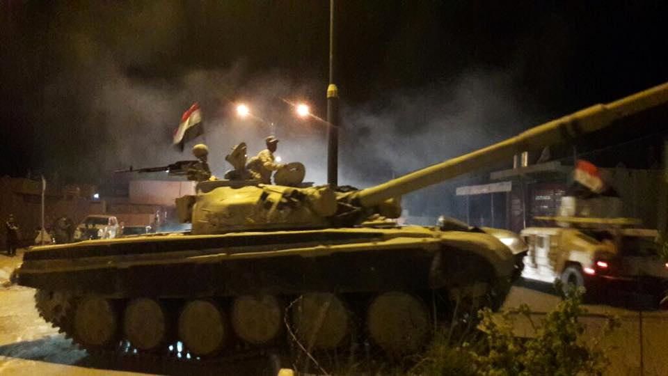 عملیات گسترده شبانه نیروهای عراقی برای دراختیار گرفتن کرکوک + عکس