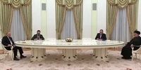 تبعیض پوتین در دیدار با رئیسی و اردوغان؟ +عکس
