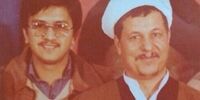 عکس جوانی عبدالناصر همتی درکنار امام ،شهید رجایی و آیت الله هاشمی 

