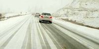 بارش اولین برف پاییزی در جاده هراز + ویدیو