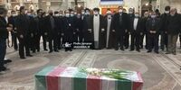 تشییع پیکر شهید فخری‌زاده در حرم مطهر امام خمینی+عکس