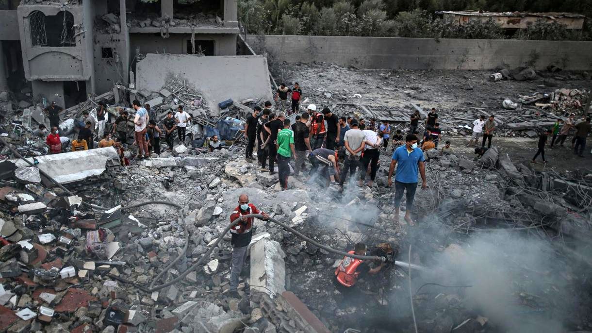 بمباران اردوگاه یبنا در مرکز رفح / 4 کودک شهید شدند