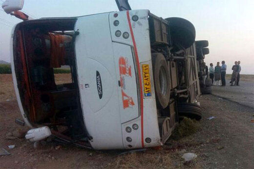 تصادف وحشتناک اتوبوس در جاده زاهدان/ چند نفر کشته شدند؟