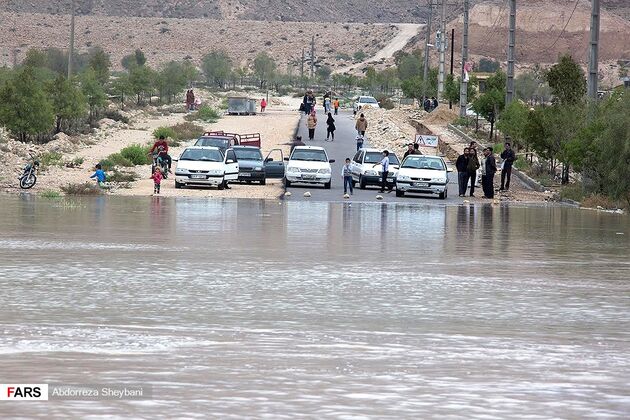سیل در فارس و هرمزگان