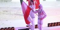لحظه رژه کاروان ایران در مراسم افتتاحیه بازی‌های کشورهای اسلامی + فیلم