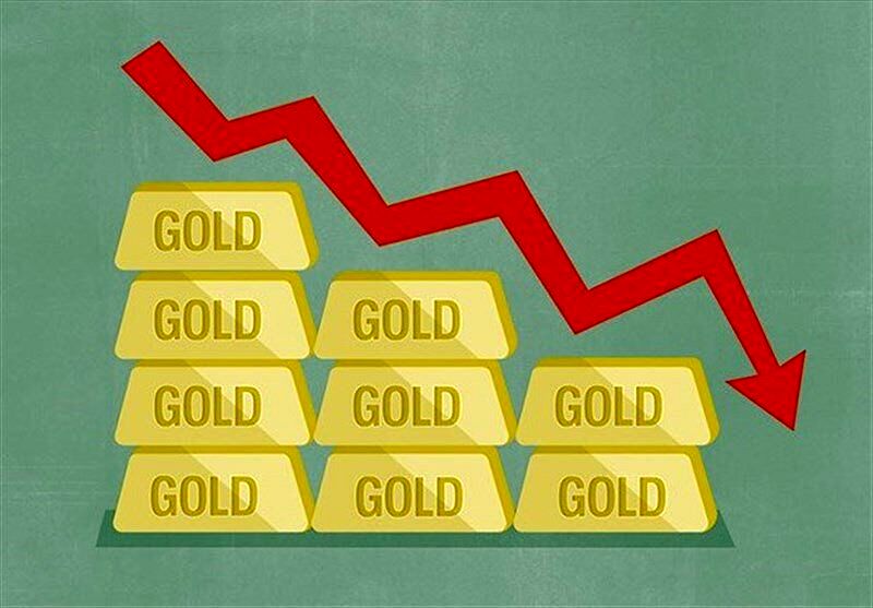 سقوط قیمت طلا از اوج