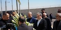 تصاویری از حضور عراقچی در محل شهادت شهید سلیمانی و المهندس