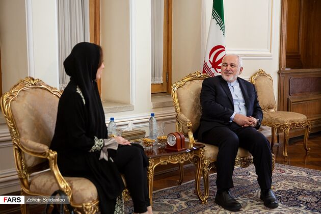 تصاویر دیدار ظریف و رئیس اتحادیه جهانی بین‌المجالس
