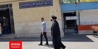سید هادی خامنه‌ای رای خودر ا در صندوق انداخت+ عکس