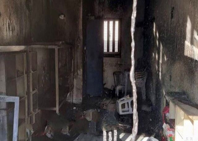 اسرای فلسطینی زندان عسقلان را به آتش کشیدند