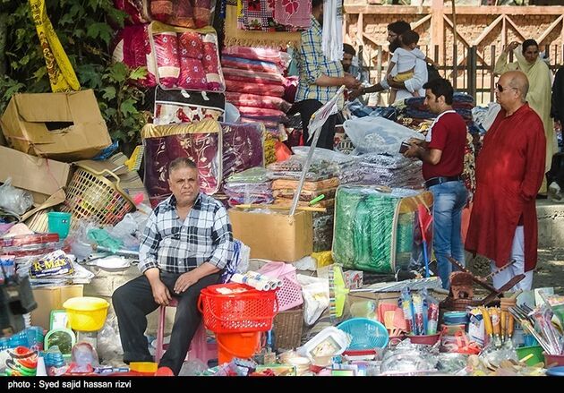 بازار عید قربان در کشمیر