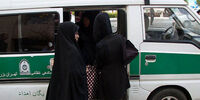 عکسی از  نیروهای گشت‌ارشاد در شیراز

