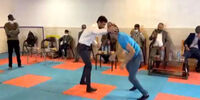حسن یزدانی ضربه فنی شد
