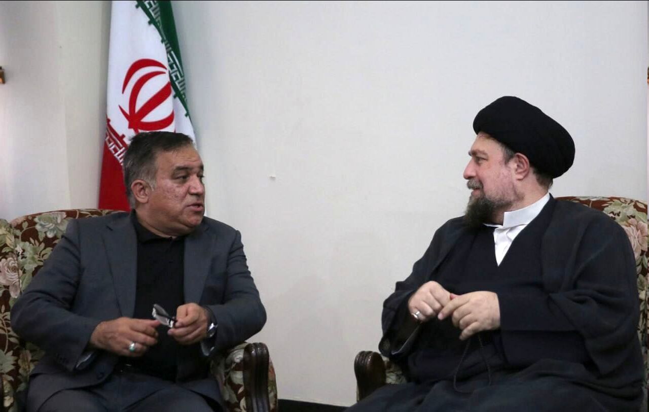 دیدار رئیس هیات مدیره باشگاه استقلال با سید حسن خمینی + تصاویر