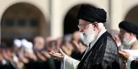 اقامه نماز عید فطر به امامت رهبر انقلاب