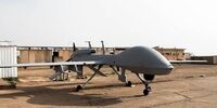 سقوط هولناک پهپاد آمریکایی در عراق + فیلم