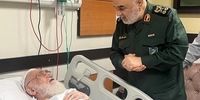 سرلشکر سلامی از آیت‌الله نوری همدانی عیادت کرد