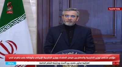 باقری: ایران و سوریه ۲ ستون اصلی ثبات در منطقه هستند