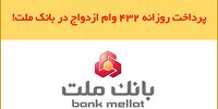  پرداخت حدود 120.000 فقره وام ازدواج در بانک ملت