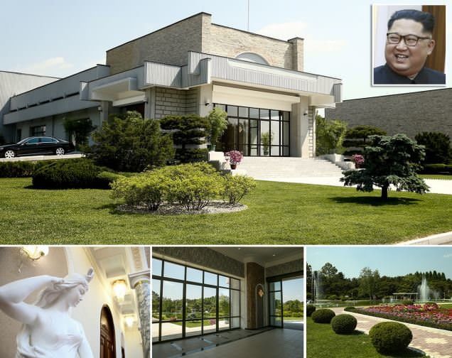 تصاویر دیده نشده از محل اقامت رهبر کره‌شمالی