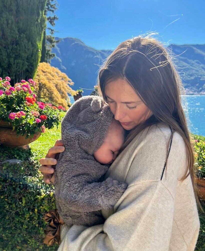 تصویر زیبای ماریا شاراپووا با فرزند کوچکش+عکس
