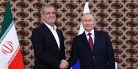 پزشکیان و پوتین کنار هم در عکس سران بریکس+فیلم