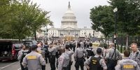 آماده باش پلیس کنگره و ماموران امنیتی برای مقابله با تجمع هواداران ترامپ