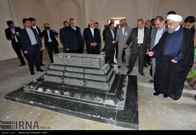 بازدید رییس جمهوری از آثار تاریخی حیدرآباد هند