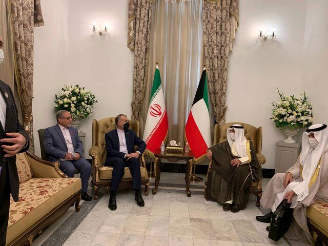 دیدار وزرای امور خارجه ایران و کویت