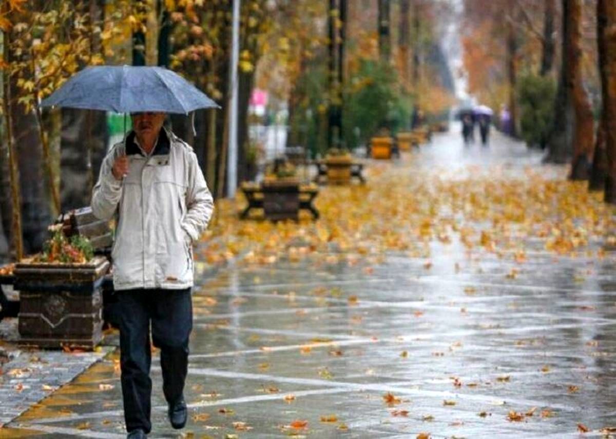 بارش شدید باران و تگرگ در غرب تهران