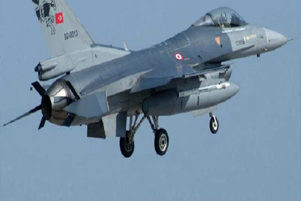 انهدام جنگنده ترکیه در عفرین