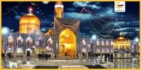 اولین برف زمستانی در حرم مطهر رضوی+ عکس