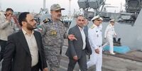 حضور سخنگوی دولت در ناوگان جنوب نیروی دریایی ارتش
