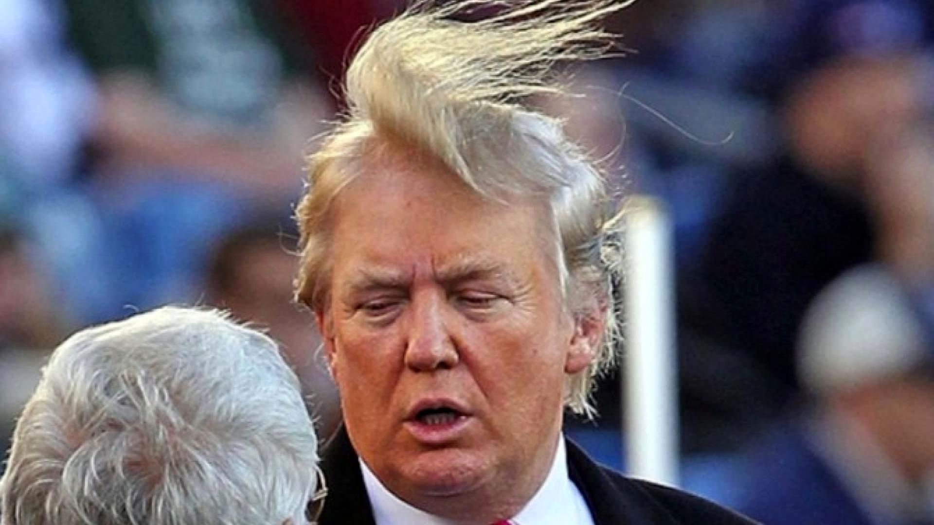 ترامپ بخاطر موهایش یک مراسم را لغو کرد