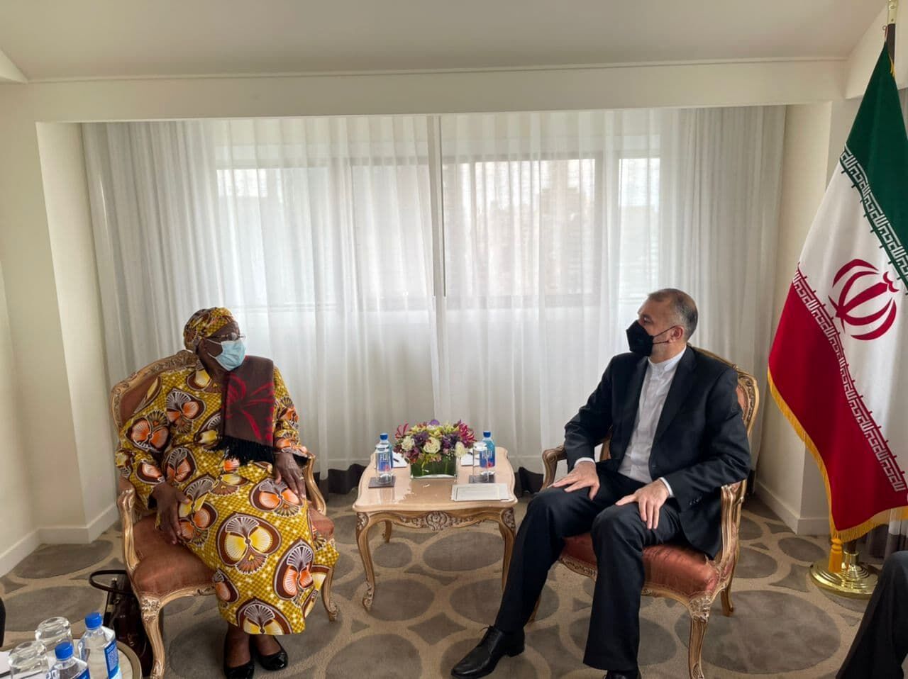 رایزنی  امیرعبداللهیان با وزیر امور خارجه نامیبیا 