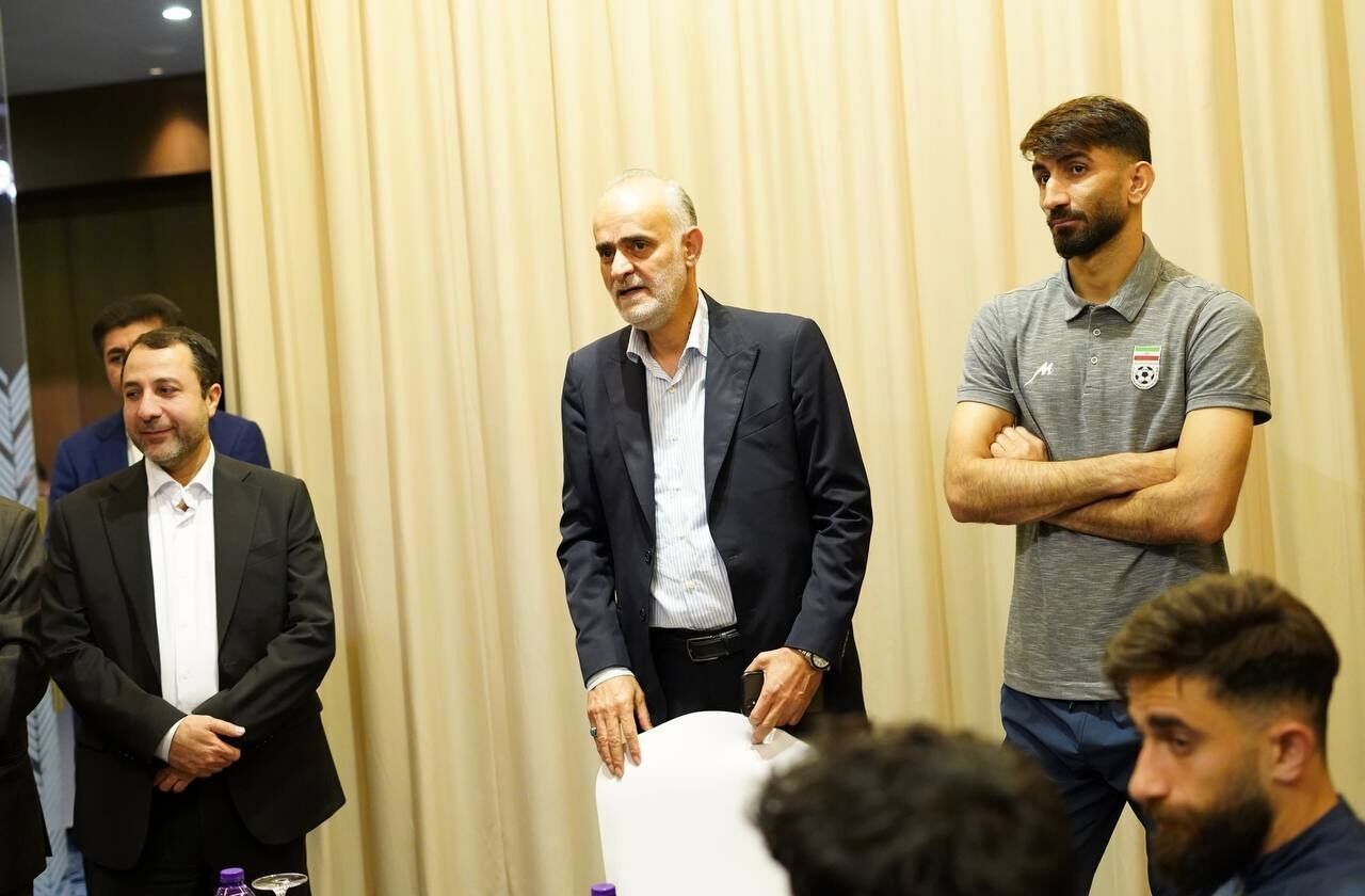 سفیر ایران در دوحه در اردوی تیم ملی حضور یافت
