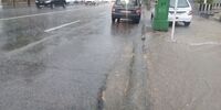 سیلاب هولناک در خیابان‌های شیراز + فیلم