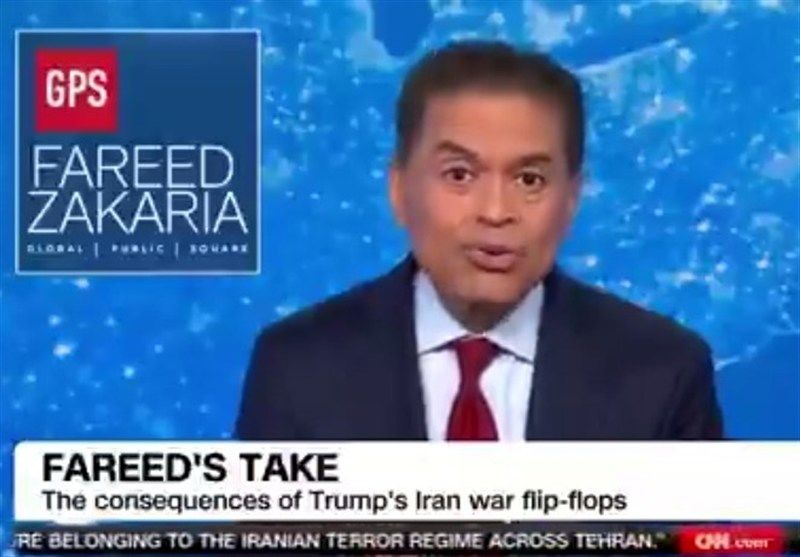 اذعان فرید زکریا به شکست ترامپ در ایران/ شبیه یک «نمایش تلویزیونی ارزان» است