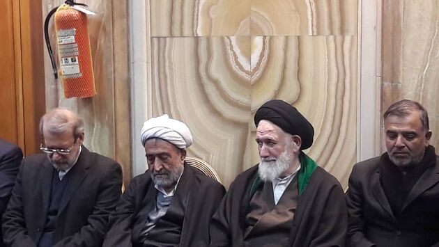 وداع با پیکر هاشمی شاهرودی