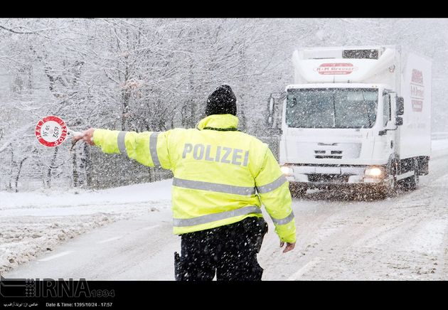 برف و یخبندان شدید در آلمان