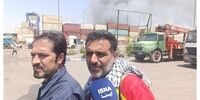 روایت مدیرعامل آتش‌نشانی تهران از دمای حریق در بندر شهید رجایی