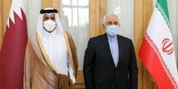 دیدار ظریف با وزیر خارجه قطر