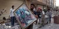 اسکان ساکنان اطراف ساختمان متروپل در مکان امن