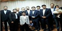 مراسم دامادی پسر رئیس مجلس برگزار شد + عکس