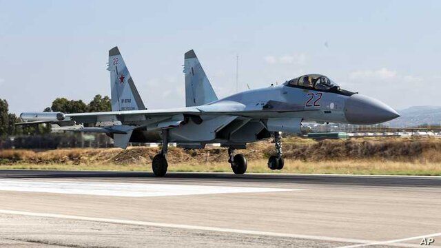 رزمایش هوایی سوریه با جنگنده‌های روسی