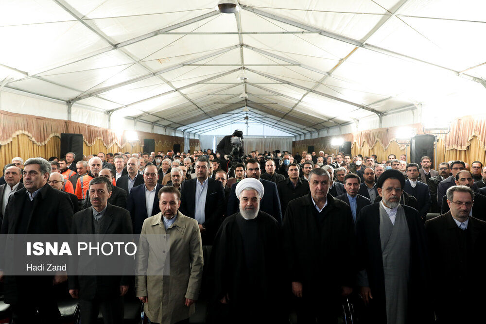 گزارش تصویری افتتاح منطقه یک آزادراه تهران-شمال با حضور رییس جمهور