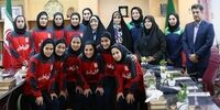 دیدار تیم ملی فوتسال بانوان با معصومه ابتکار